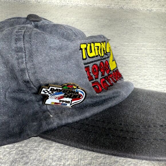 Daytona 500 2 Turn Club 1998 Vintage‎ Hat With Pin Nascar - Picture 7 of 9